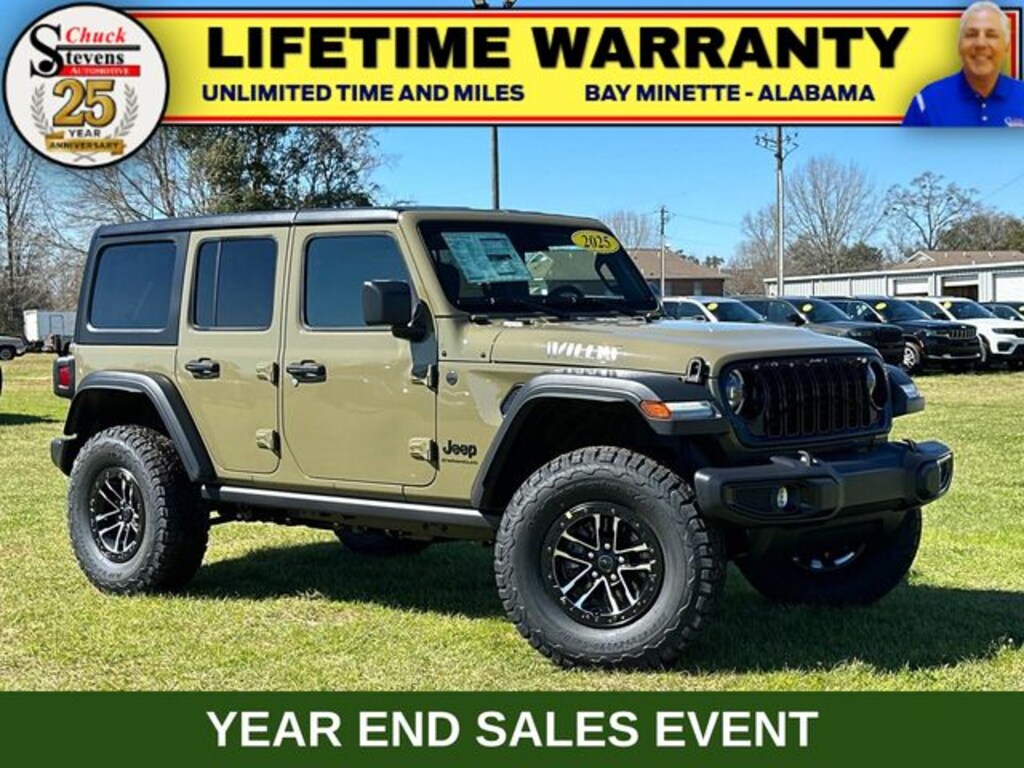 New 2025 Jeep Wrangler Willys Sport Utility