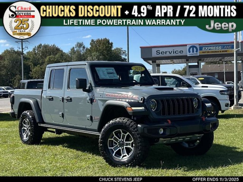 New 2025 Jeep Gladiator Mojave Pickup