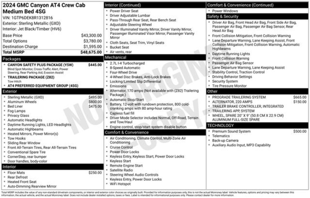 Used 2024 GMC Canyon AT4 Truck