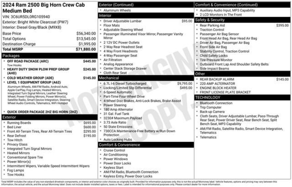 Used 2024 Ram 2500 Big Horn