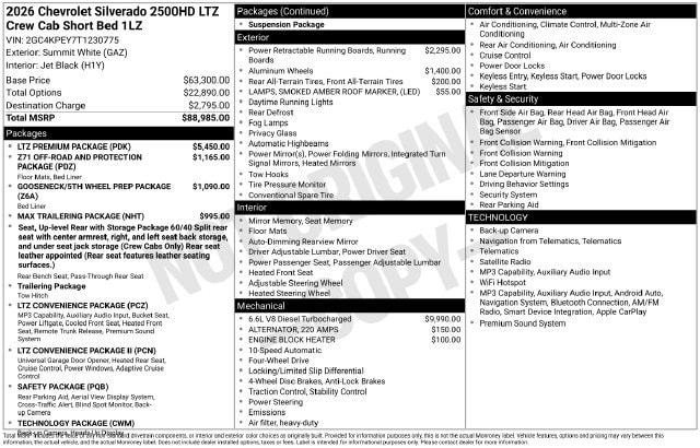 2026 Chevrolet Silverado 2500 HD LTZ - Photo 15