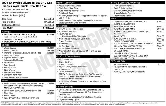 2026 Chevrolet Silverado 3500 HD Work Truck - Photo 17