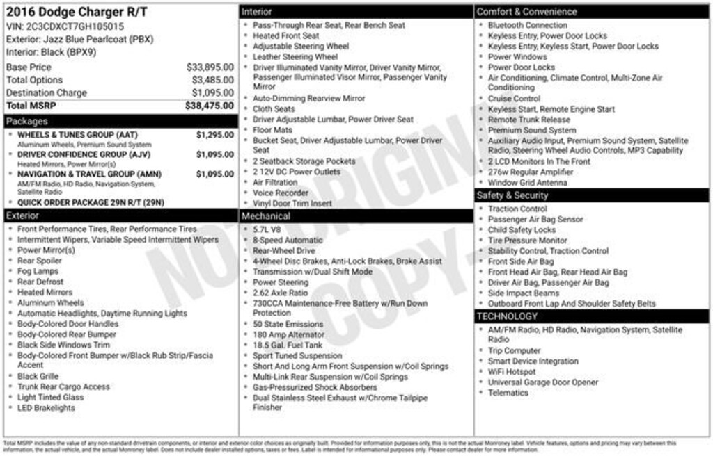 Used 2016 Dodge Charger R/T