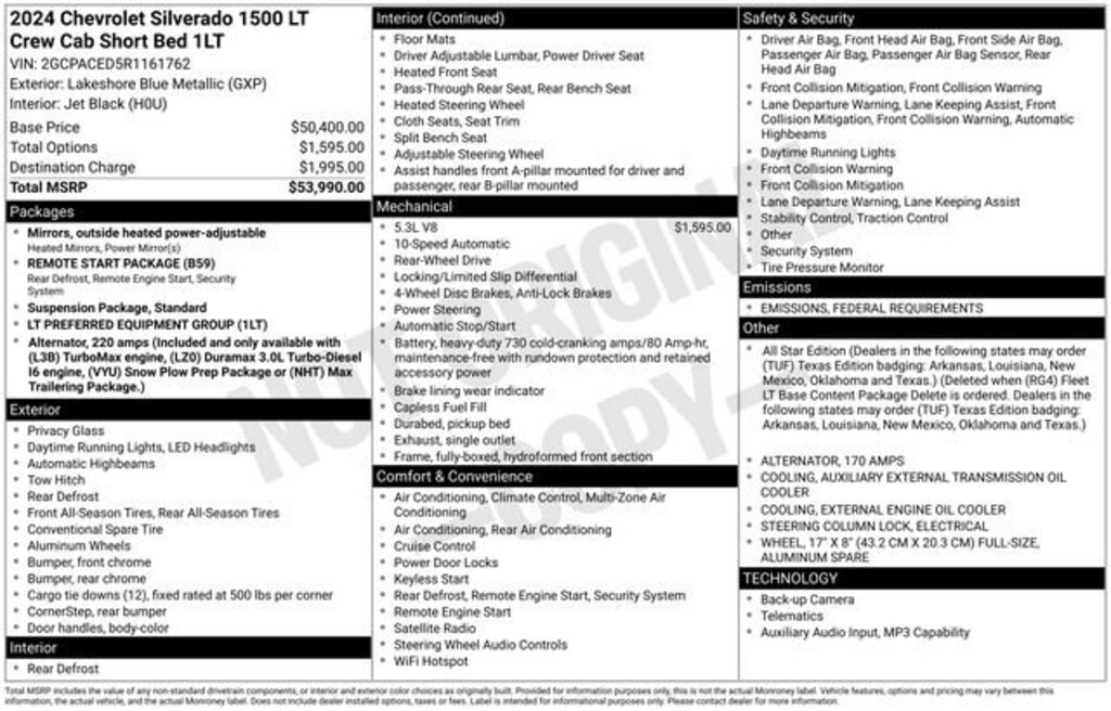 Used 2024 Chevrolet Silverado 1500 LT Truck