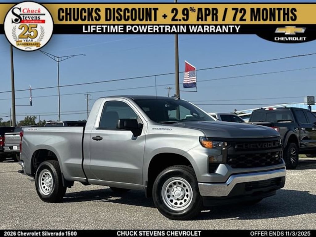 New 2025 Chevrolet Silverado 1500 WT Truck