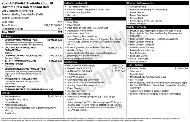 2026 Chevrolet Silverado 2500 HD Custom - Photo 15