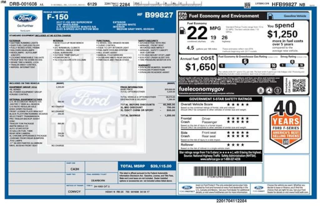 Used 2017 Ford F-150 XL