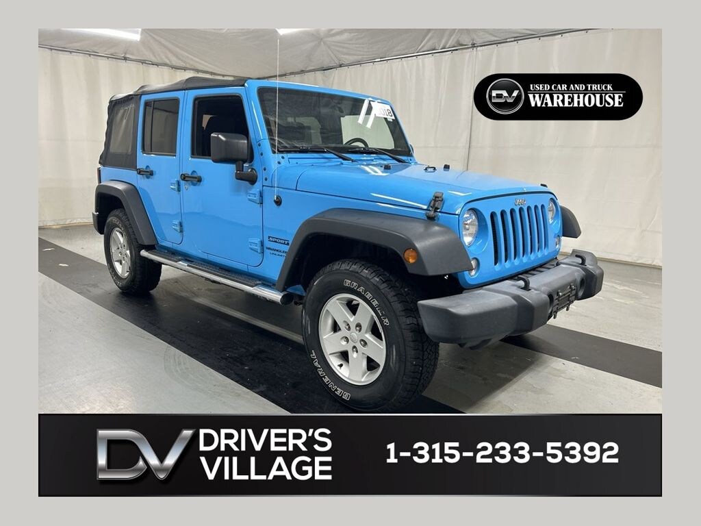 Used 2018 Jeep Wrangler JK Unlimited Sport 4x4 SUV