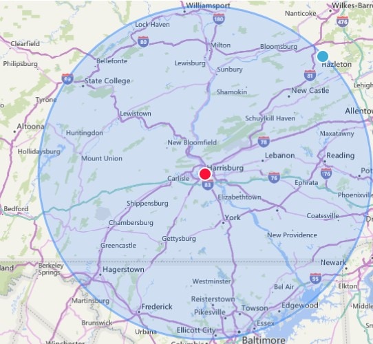 Our Delivery Area