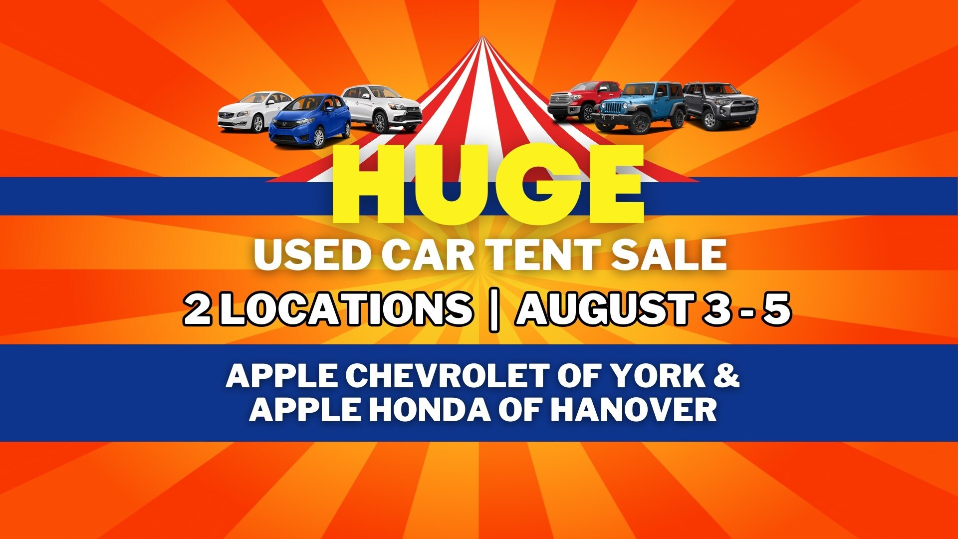 Summer 2023 Used Car Tent Sales Ciocca Automotive