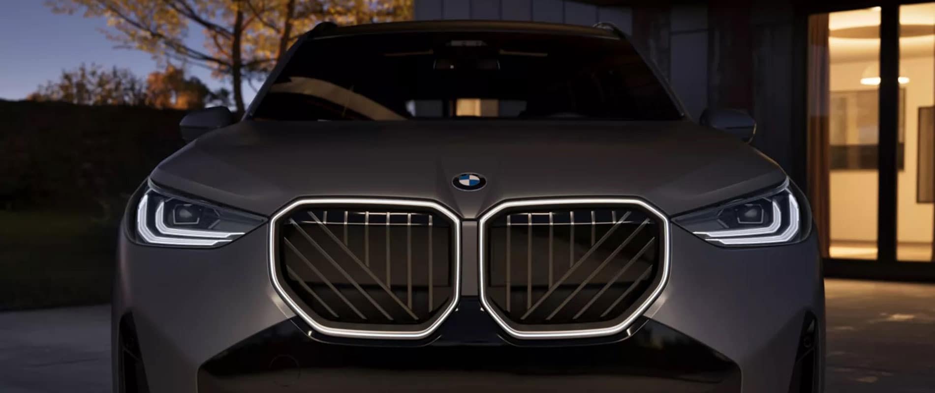 Close up view of the front of 2026 BMW X3