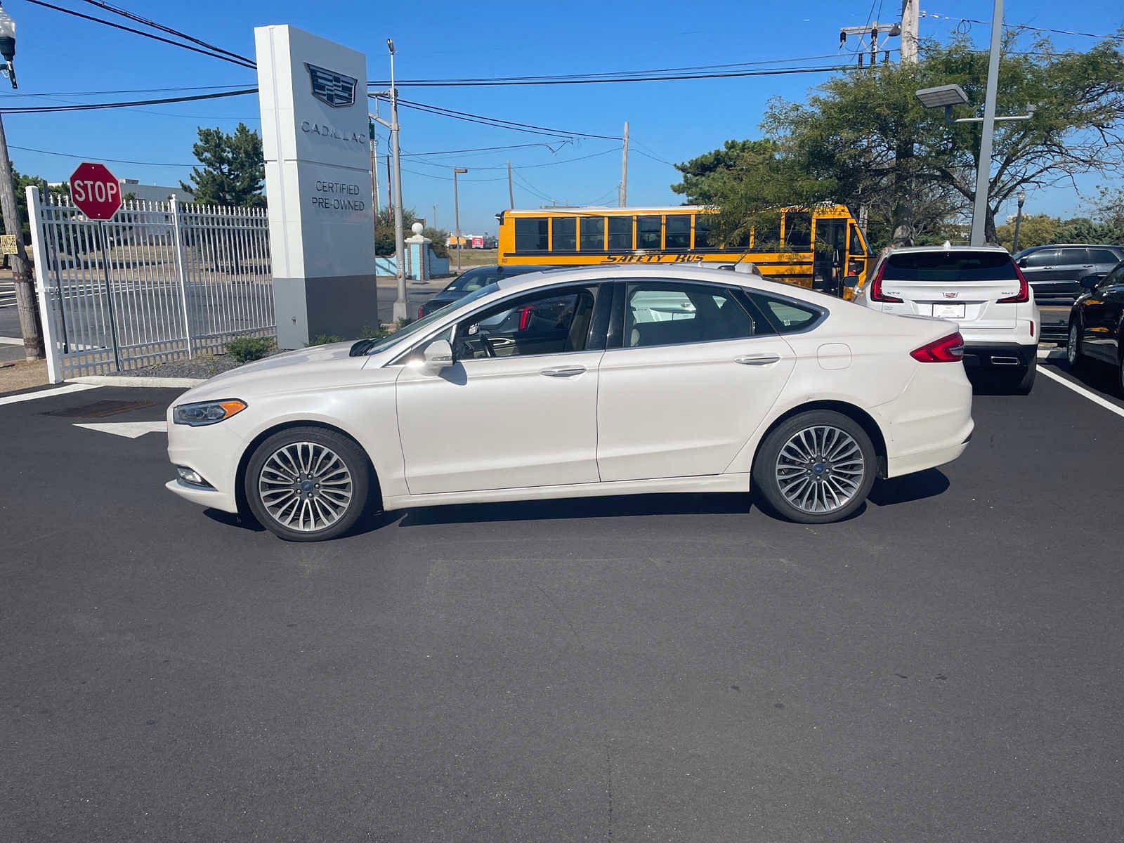 Used 2017 Ford Fusion SE with VIN 3FA6P0HD7HR346139 for sale in Atlantic City, NJ