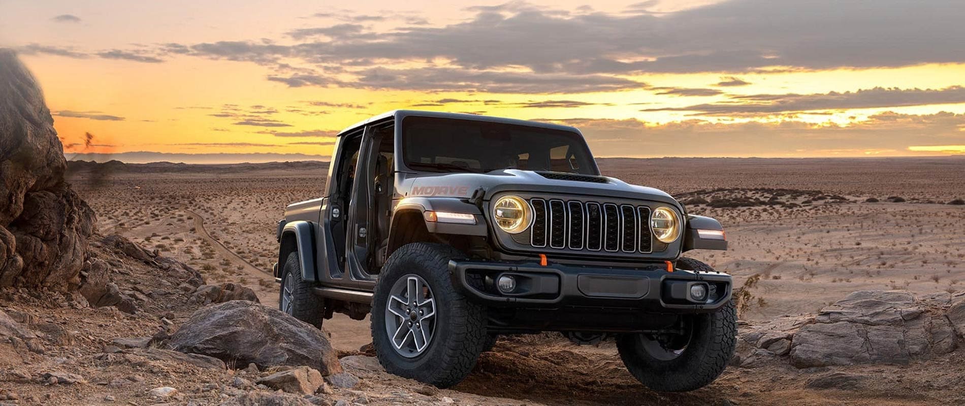 2026 Jeep Gladiator parked in the desert