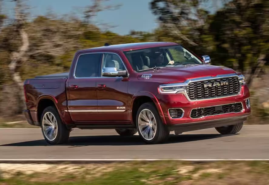 2025 Ram Driving in the countryside