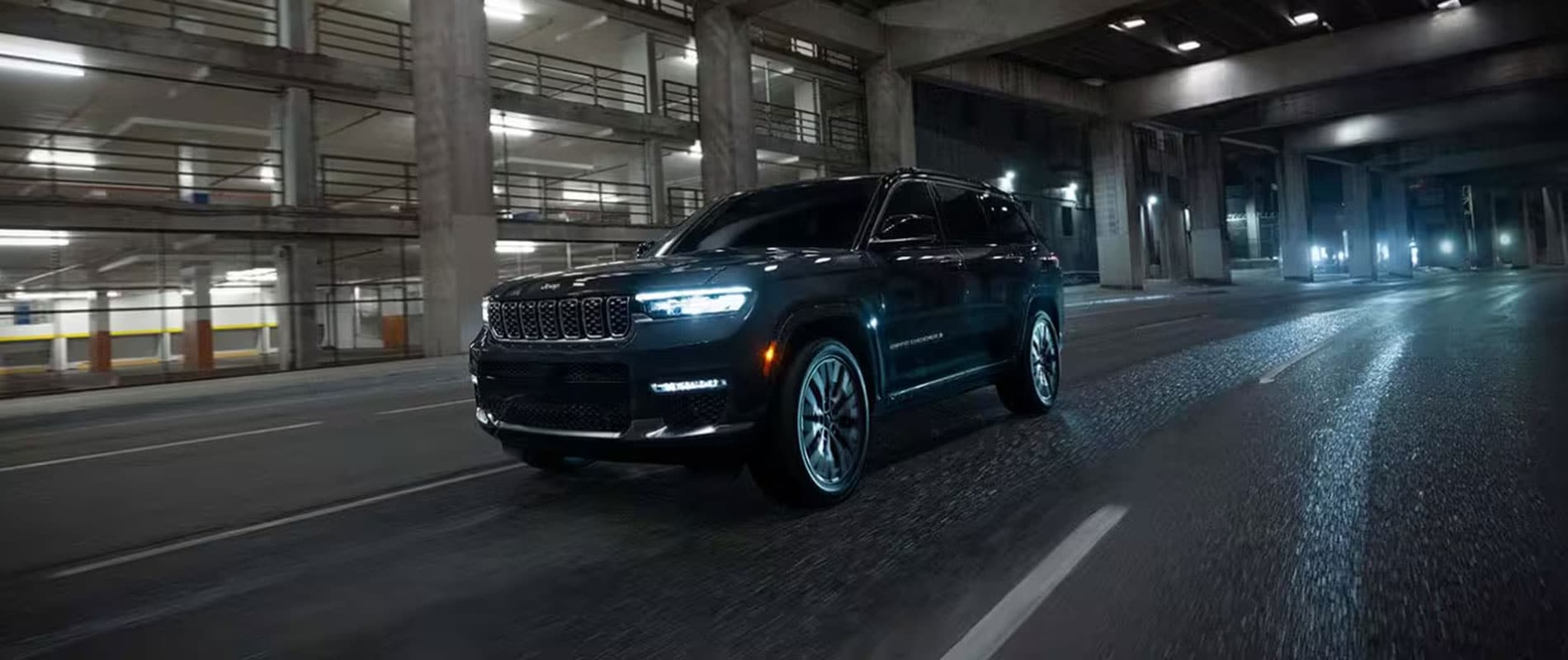Jeep Grand Cherokee for Sale Near Carlisle, PA 2025 Jeep Grand Cherokee on Highway at Night