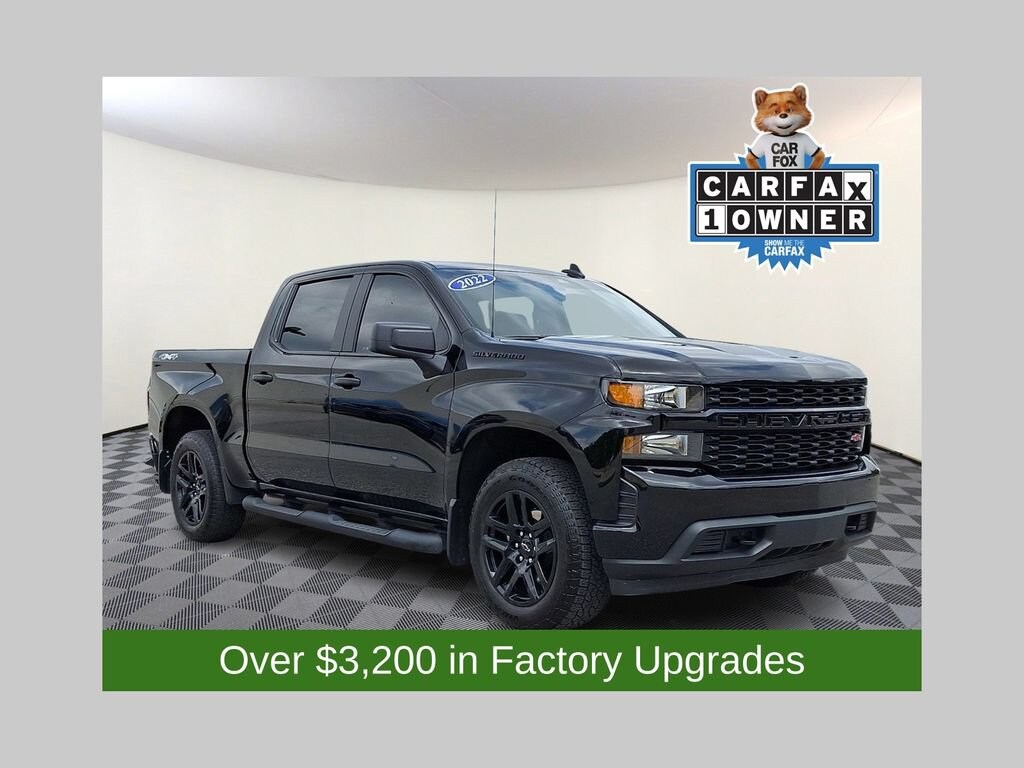 Used 2022 Chevrolet Silverado 1500 LTD Custom Truck Crew Cab