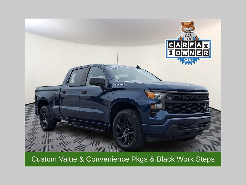 Used 2022 Chevrolet Silverado 1500 Custom Truck Crew Cab