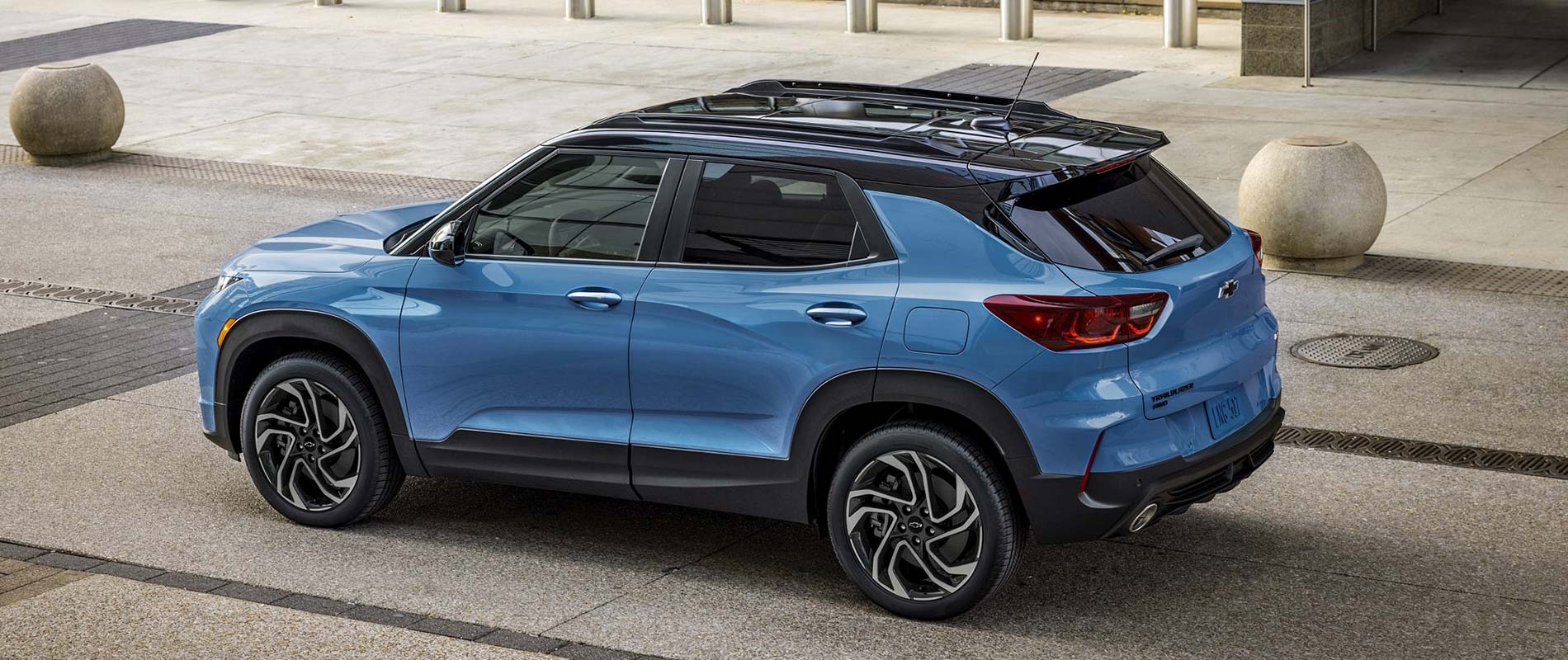 Blue 2026 Chevy Trailblazer parked on the street