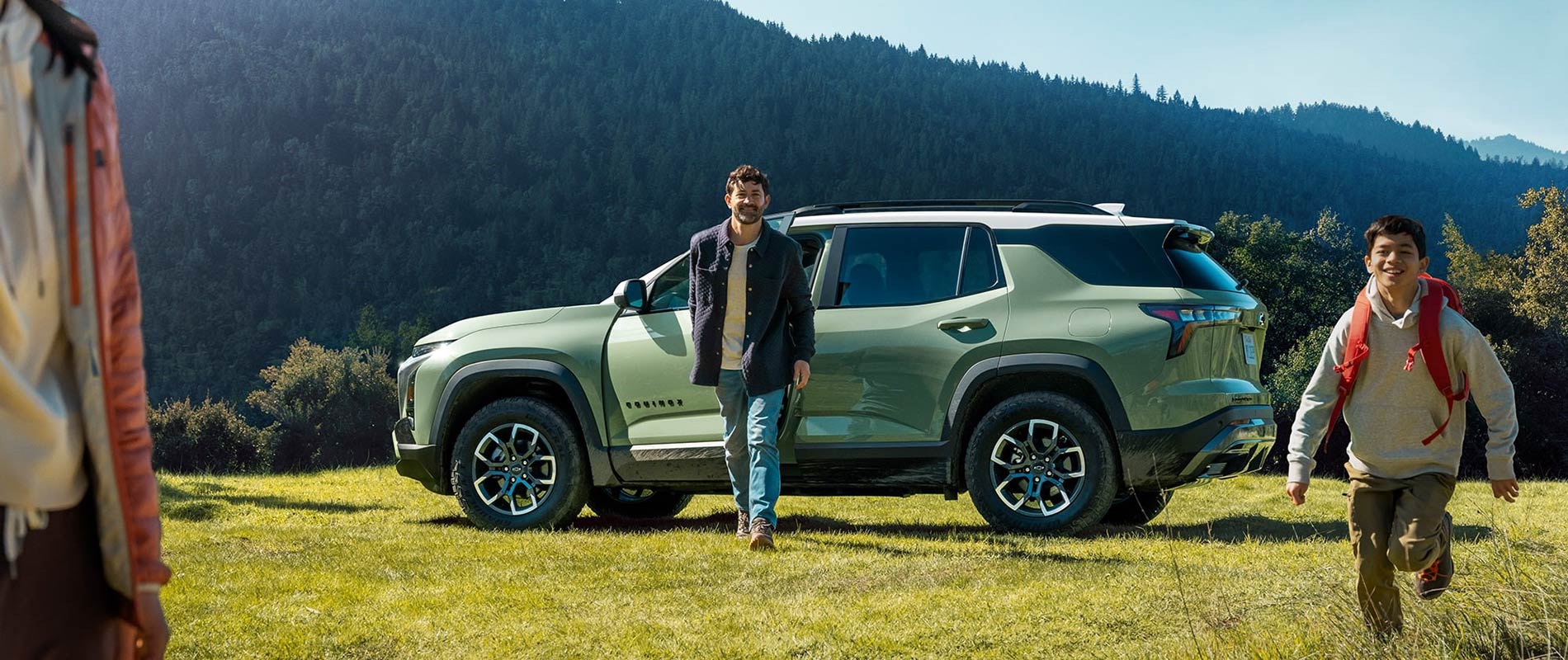2026 Chevy Equinox parked at a camping site