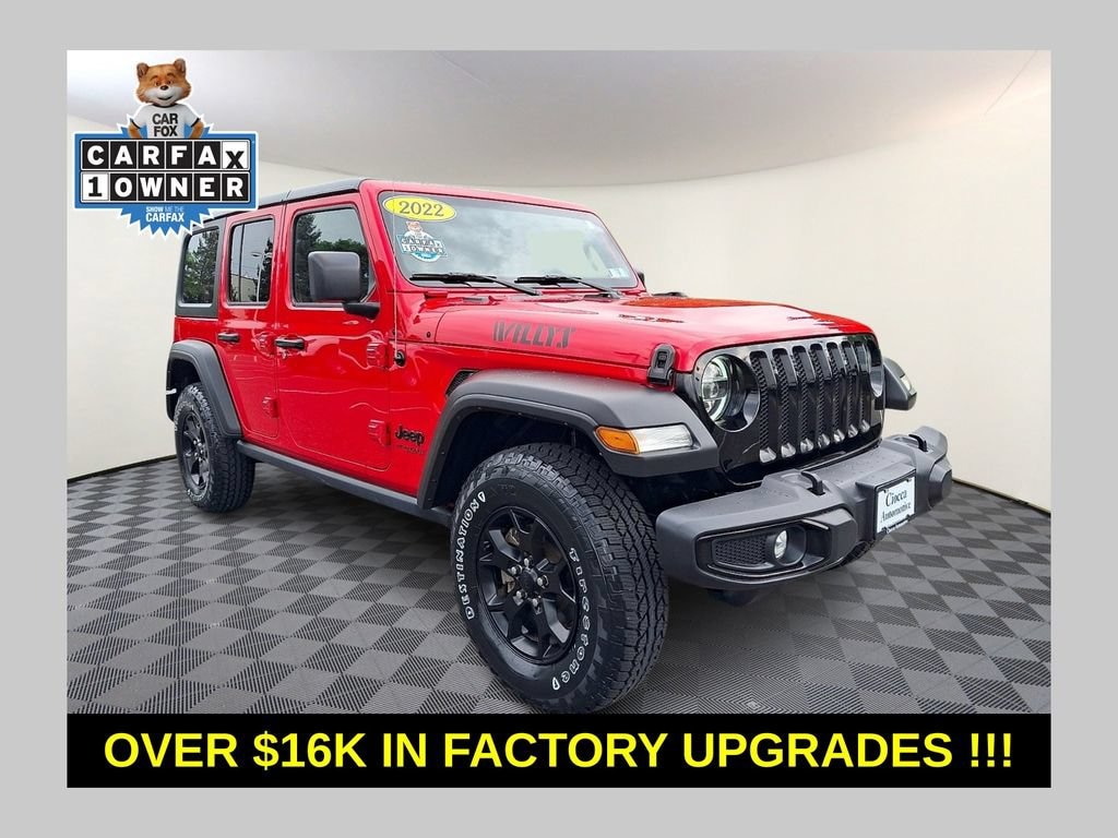 Used 2022 Jeep Wrangler Unlimited Willys 4x4 SUV