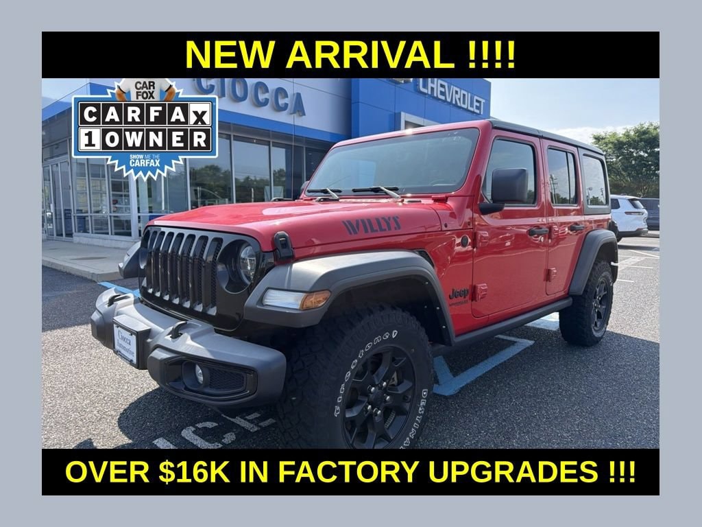 Used 2022 Jeep Wrangler Unlimited Willys 4x4 SUV