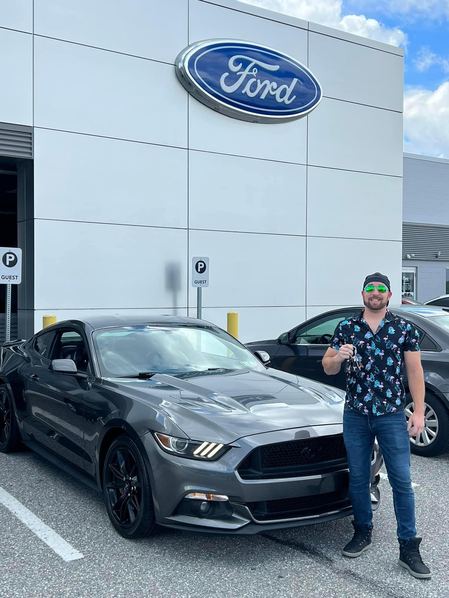 Mustang customer at Ford dealership in Red Lion, PA