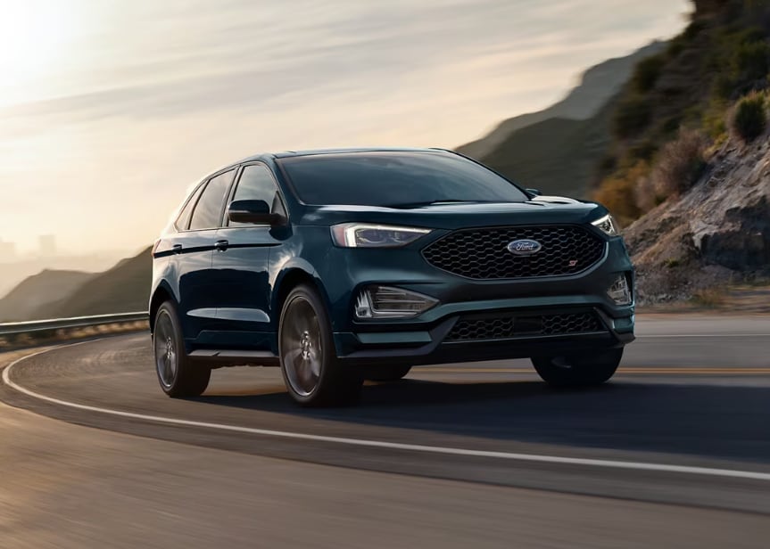 Ford Edge Driving on Highway