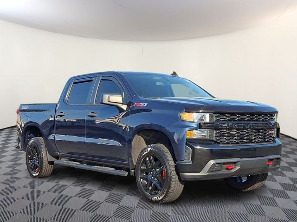 Used 2021 Chevrolet Silverado 1500 Custom Trail Boss Truck Crew Cab