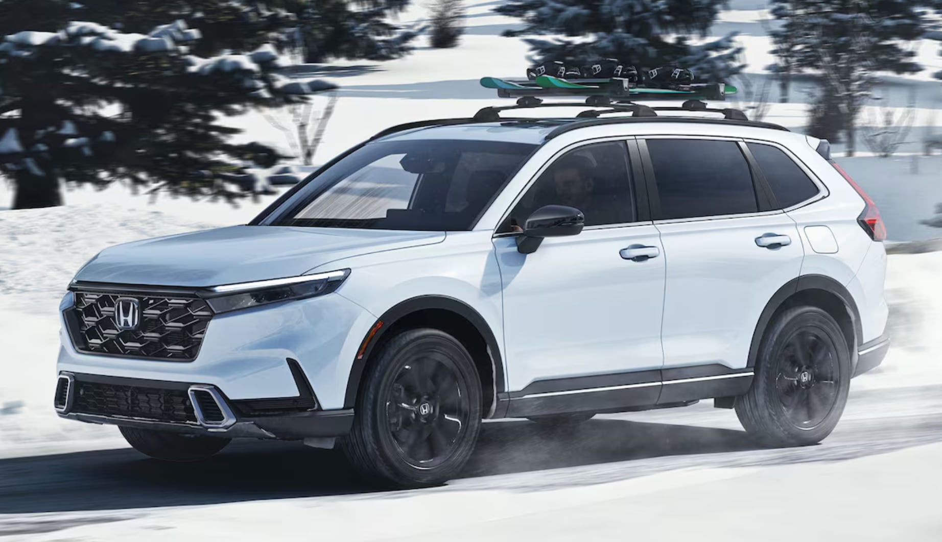 2024 crv driving in snow
