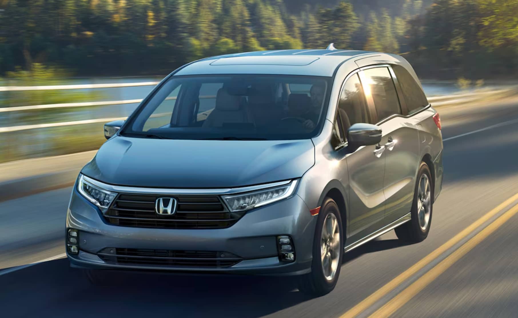 2024 Honda Odyssey Driving Down the road