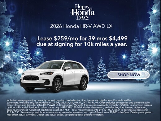 New Honda Finance Specials | Honda Dealership in Hanover, PA