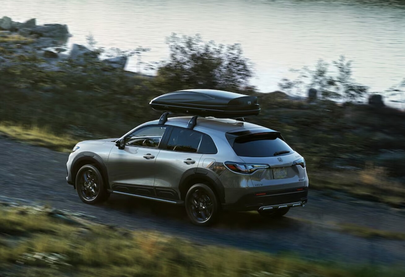 Honda HRV Driving next to river