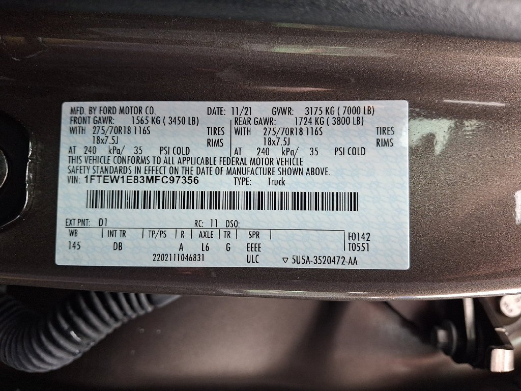 2021 Ford F-150 Tremor - Photo 27