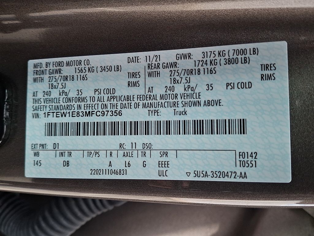 2021 Ford F-150 Tremor - Photo 29