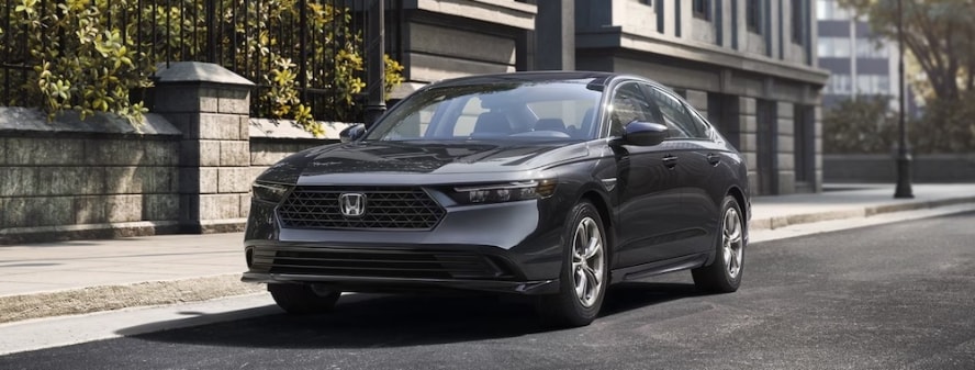 A grey 2026 Honda Accord sedan parked on a street