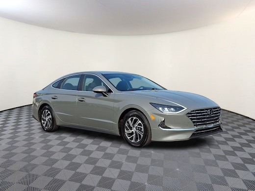 2022 Hyundai Sonata Hybrid Blue Sedan