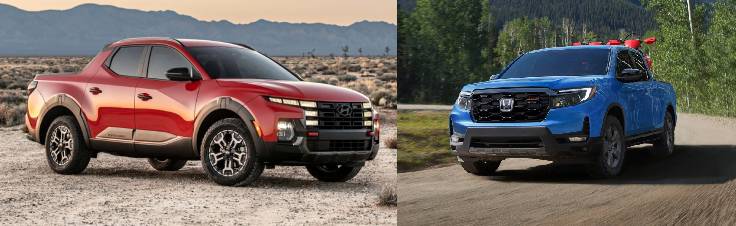 2025 hyundai santa cruz vs honda ridgeline