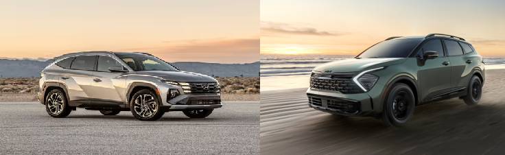 2025 hyundai tucson vs kia sportage