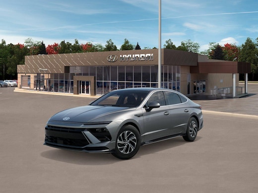 2026 Hyundai Sonata Hybrid Blue Sedan