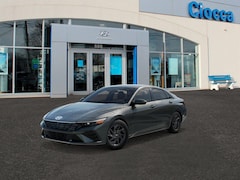 2026 Hyundai Elantra Hybrid Blue Sedan