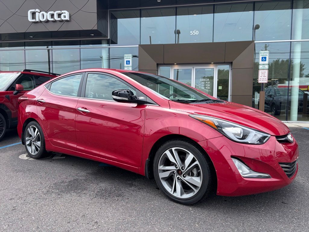Used 2015 Hyundai Elantra Limited with VIN KMHDH4AE5FU389727 for sale in Quakertown, PA