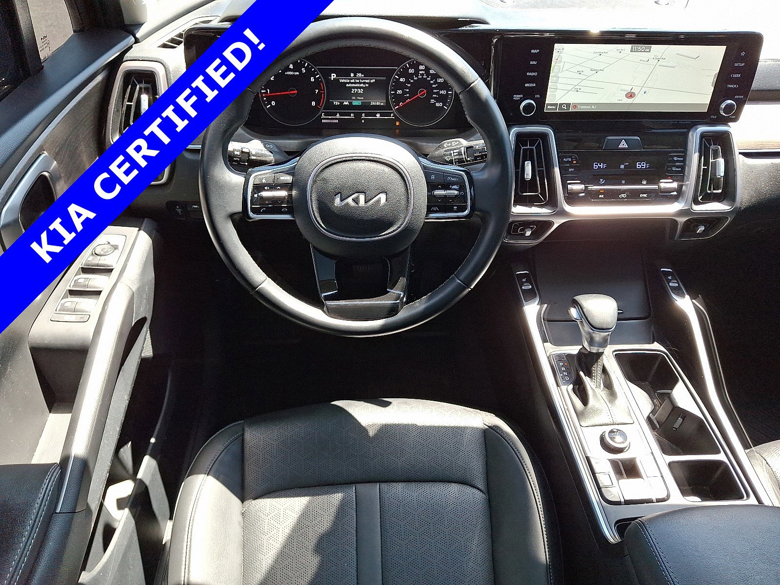 Certified 2023 Kia Sorento X-Line EX with VIN 5XYRHDLFXPG183418 for sale in Trenton, NJ