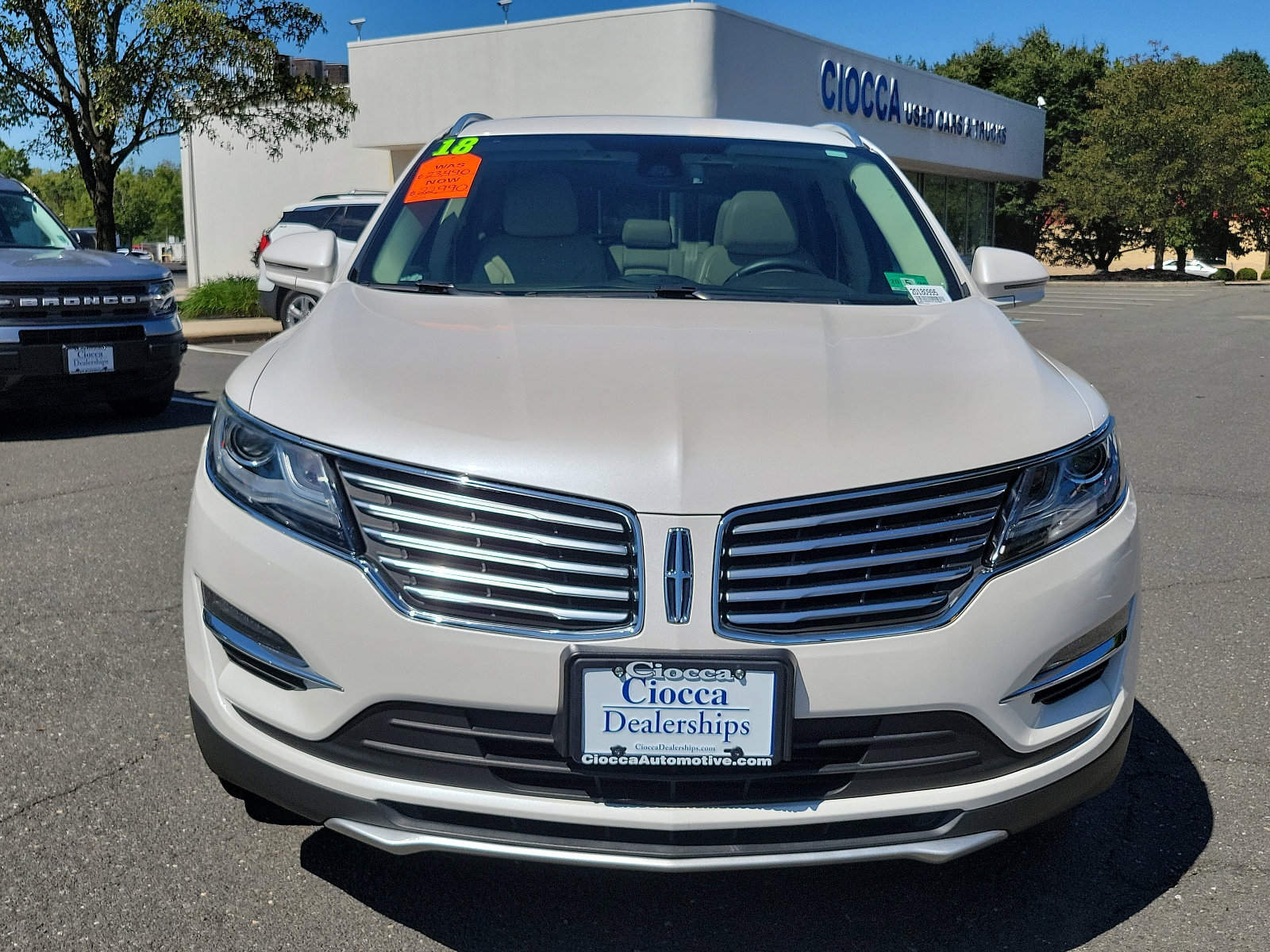 Used 2018 Lincoln MKC Reserve with VIN 5LMCJ3D96JUL20995 for sale in Flemington, NJ