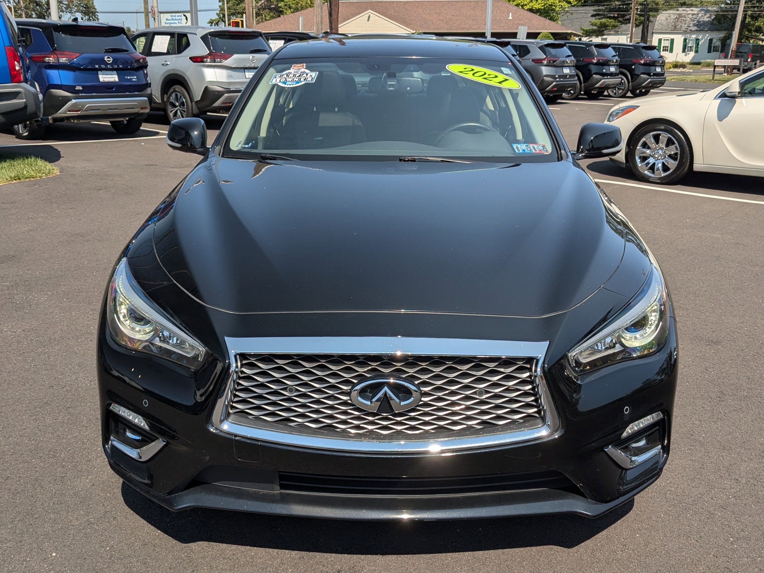 Used 2021 INFINITI Q50 LUXE with VIN JN1EV7BR7MM752596 for sale in Quakertown, PA