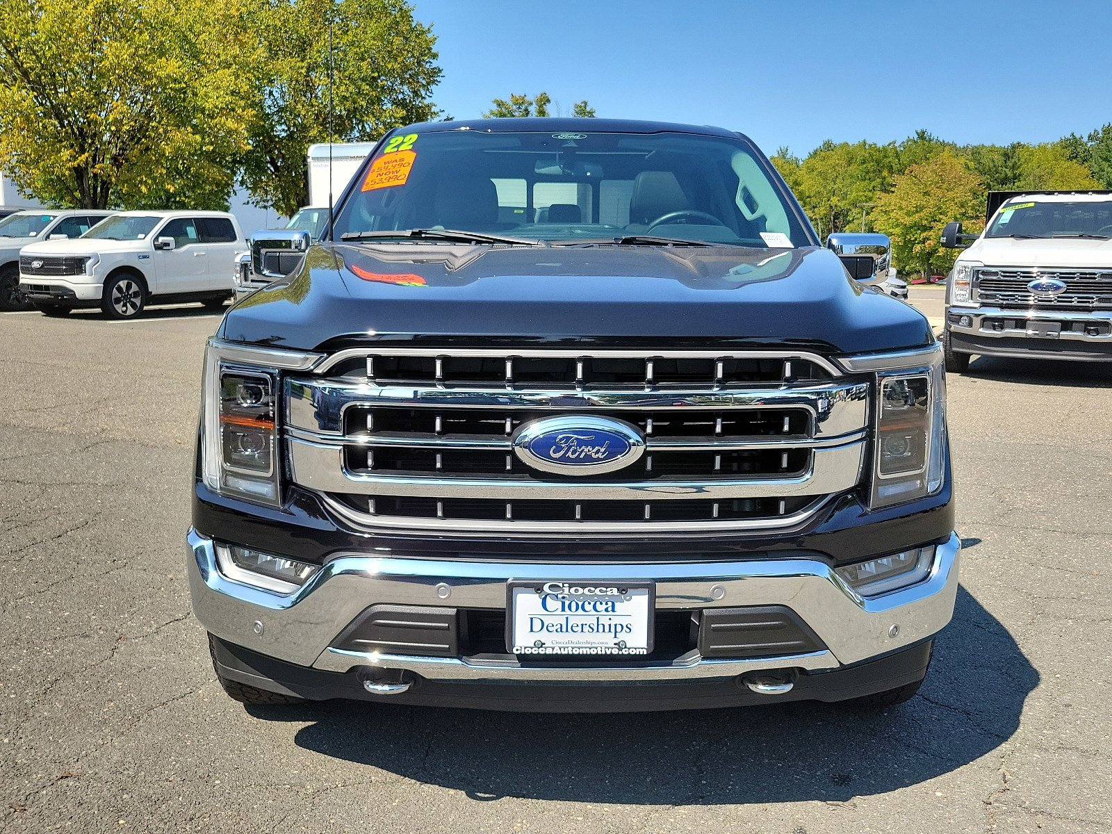 Certified 2022 Ford F-150 Lariat with VIN 1FTFW1ED8NFA91307 for sale in Flemington, NJ