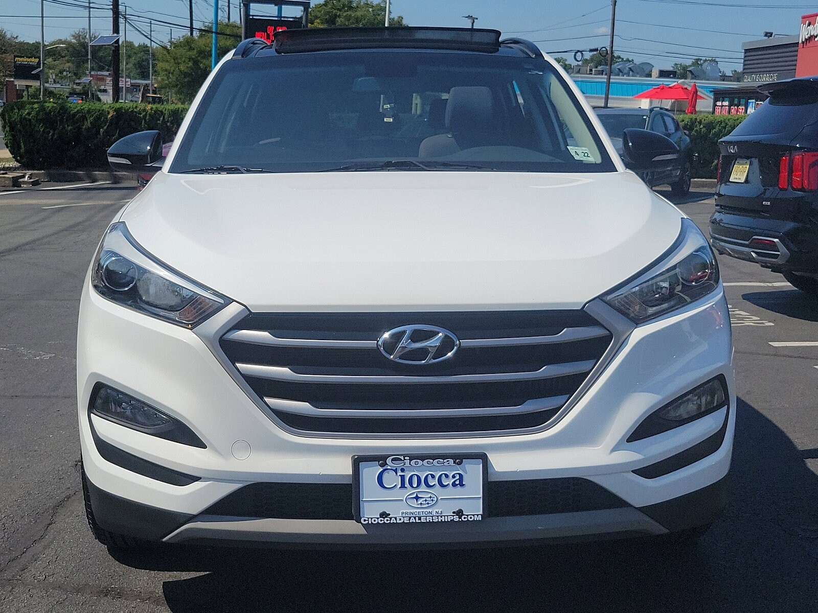 Used 2017 Hyundai Tucson Night with VIN KM8J3CA2XHU553672 for sale in Ewing, NJ