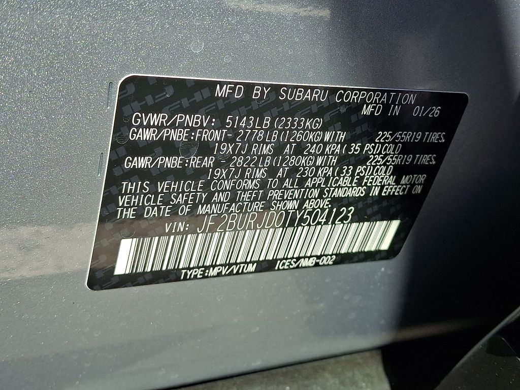 2026 Subaru Outback Touring XT - Photo 16