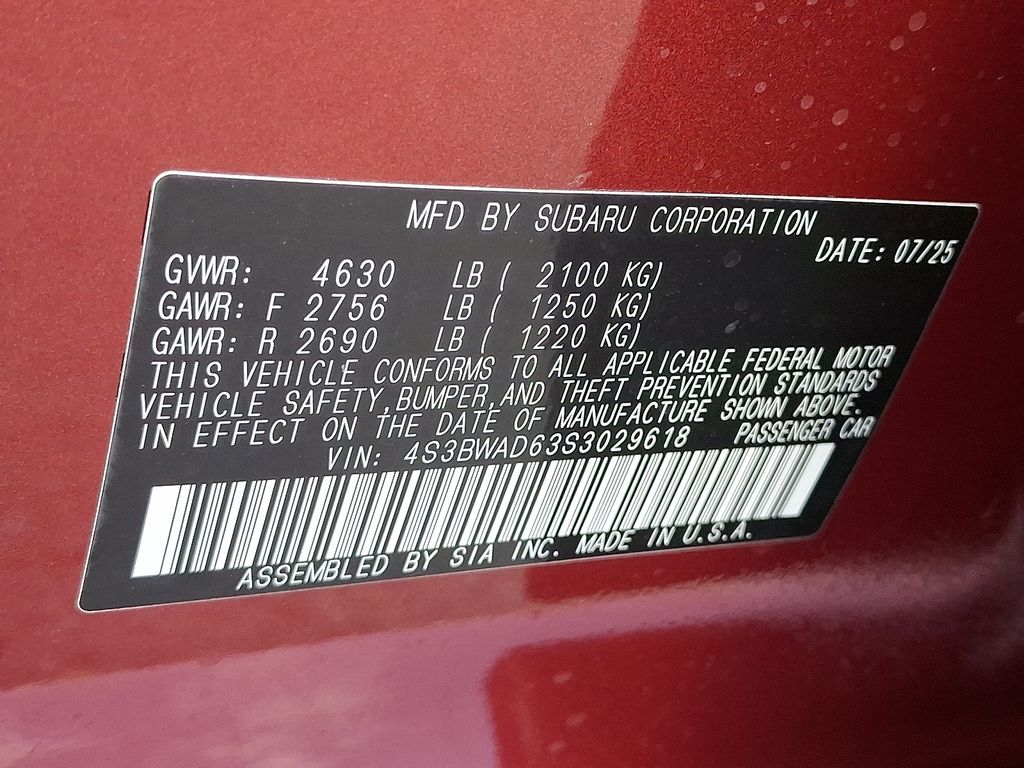 2025 Subaru Legacy Premium - Photo 13