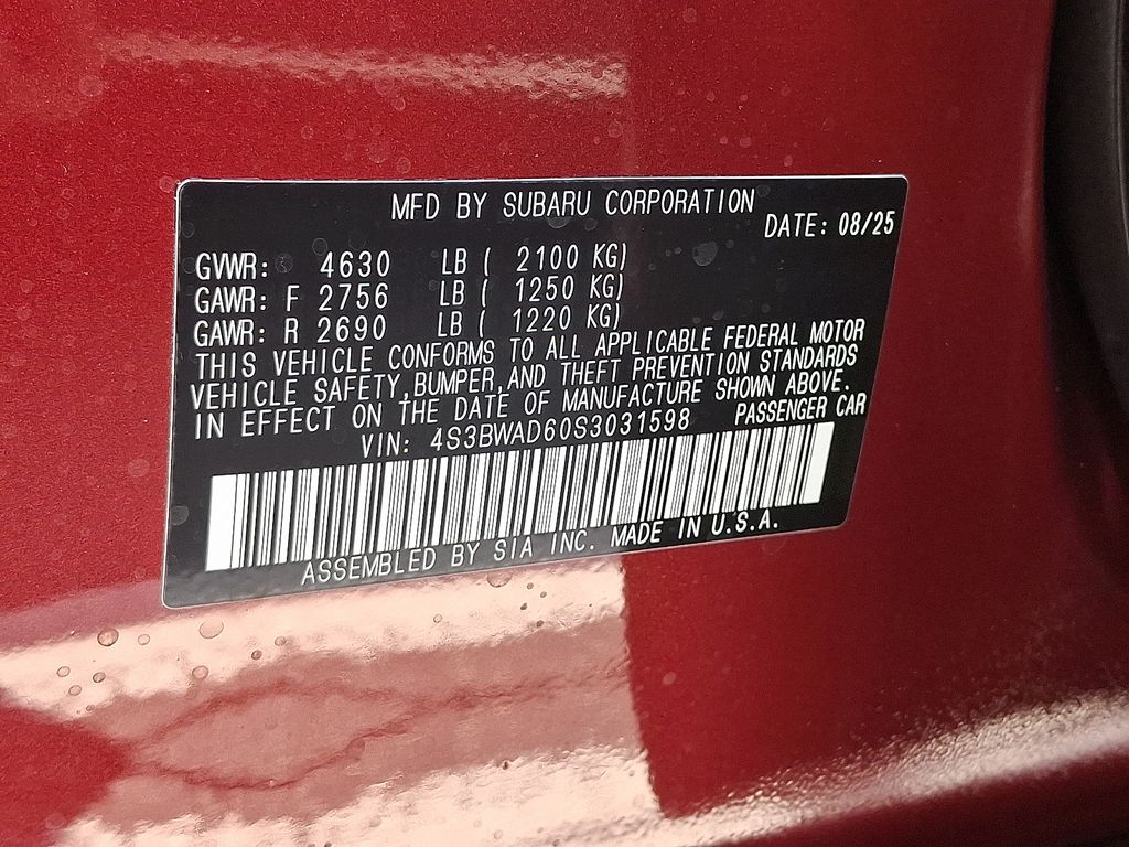 2025 Subaru Legacy Premium - Photo 14