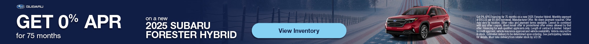 2025 Subaru Forester Hybrid